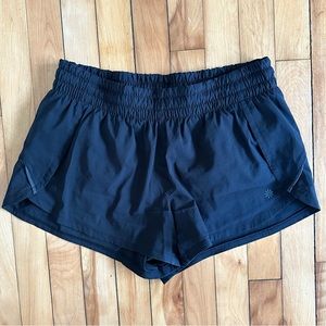Athleta Black Lined Shorts